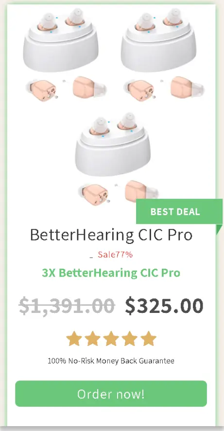 Hearing CIC Pro offer price